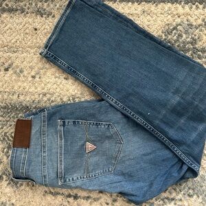 Guess Men's Classic Blue Straight Jeans